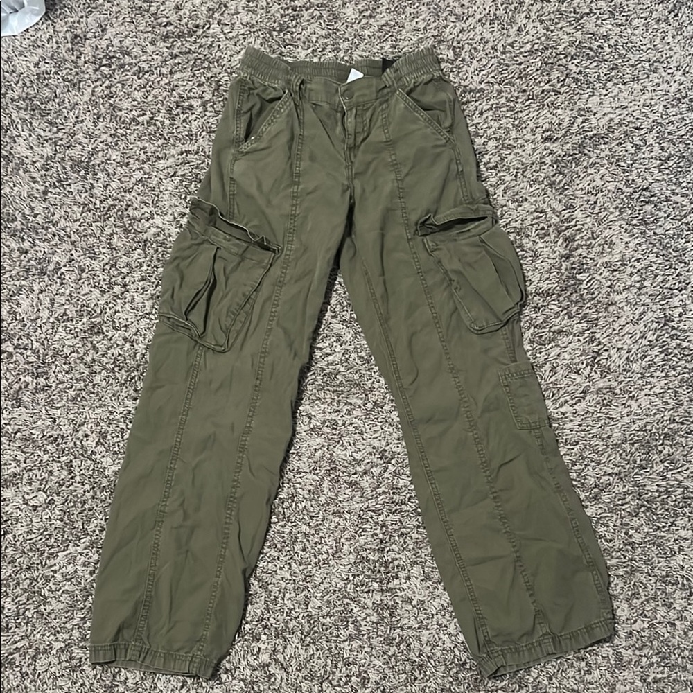 Olive Green Cargo Pants